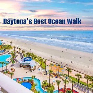2 Bedroom Direct Oceanfront Wyndham Ocean Walk - Daytona Funland 1601 Apartment Daytona Beach